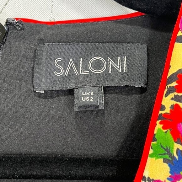 SALONI Tiger Print Silk Midi Dress $695 - Picture 13 of 15